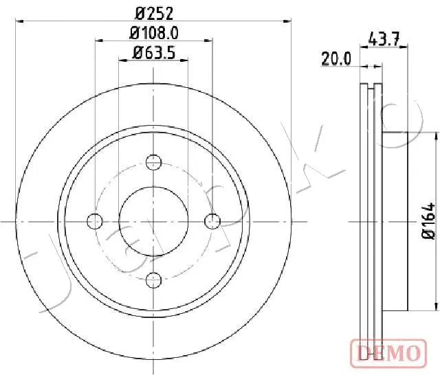 Brake Disc (610308C)