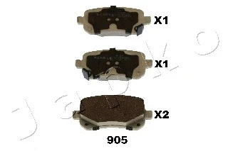 Brake Pad Set, disc brake (51905)