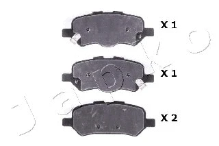 Brake Pad Set, disc brake (512003)