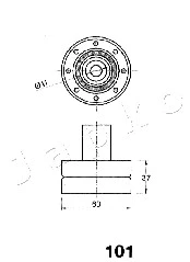 Tensioner, timing belt