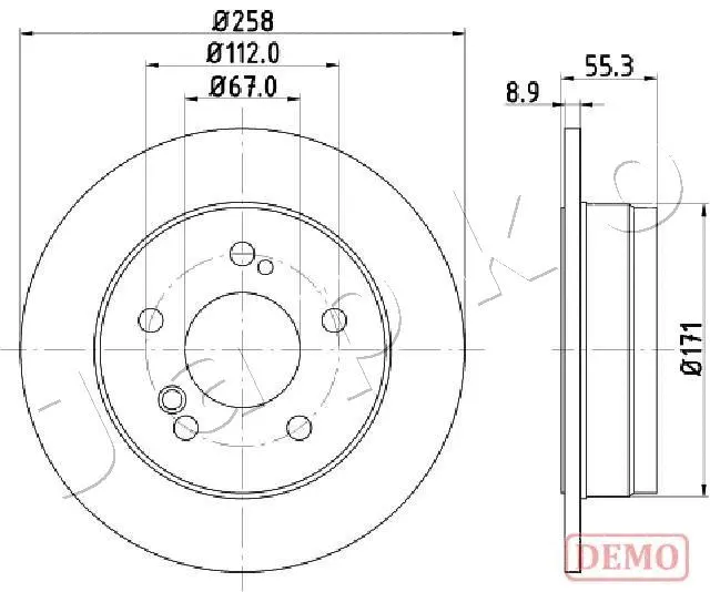 Brake Disc (610504C)