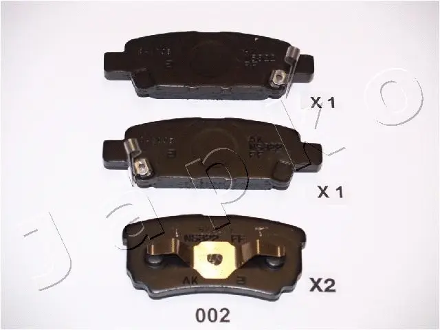 Brake Pad Set, disc brake (51002)