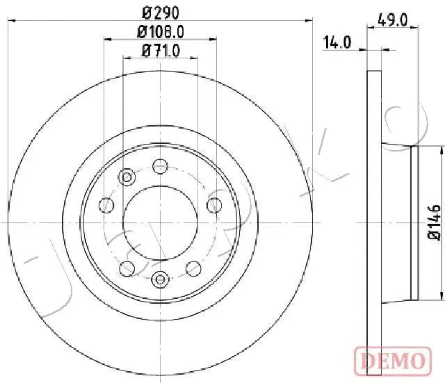 Brake Disc (610612C)