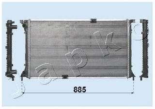 Radiator, engine cooling (RDC092032)