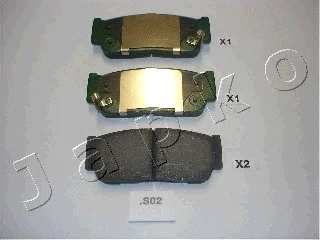 Brake Pad Set, disc brake (51S02)
