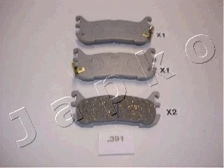Brake Pad Set, disc brake (51391)