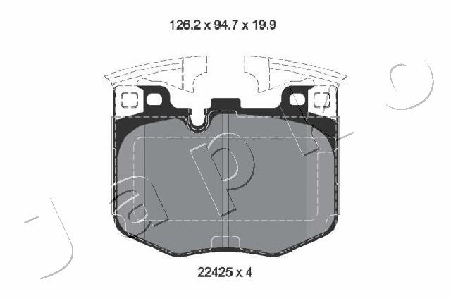 Brake Pad Set, disc brake (502029)