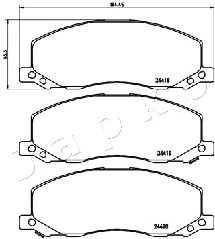 Brake Pad Set, disc brake