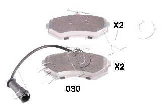 Brake Pad Set, disc brake (50030)