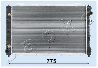 Radiator, engine cooling (RDA053105)
