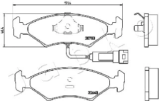 Brake Pad Set, disc brake