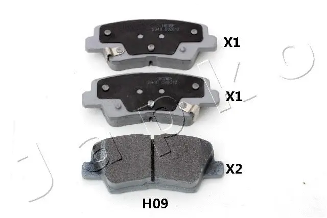 Brake Pad Set, disc brake (51H09)