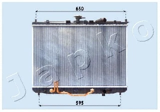 Radiator, engine cooling (RDA333024)