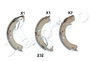 Brake Shoe Set, parking brake (55232)