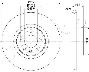 Brake Disc (600927)
