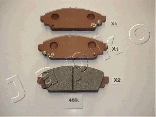 Brake Pad Set, disc brake (50489)