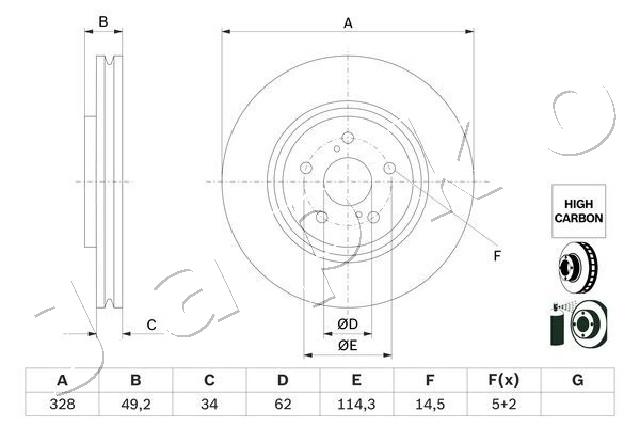 Brake Disc (602058C)