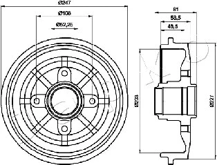 Brake Drum (560609)