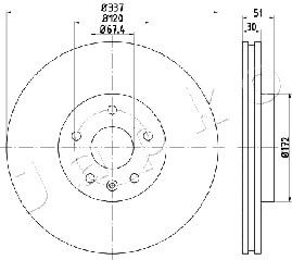 Brake Disc (610323)