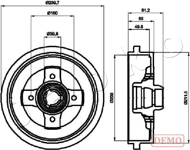 Brake Drum (560909C)