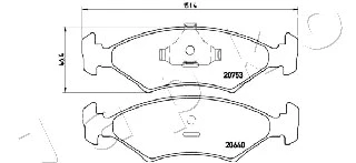 Brake Pad Set, disc brake