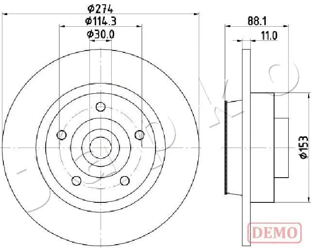 Brake Disc (610705C)