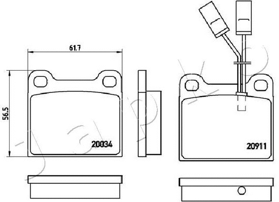 Brake Pad Set, disc brake