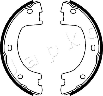 Brake Shoe Set, parking brake (550505)
