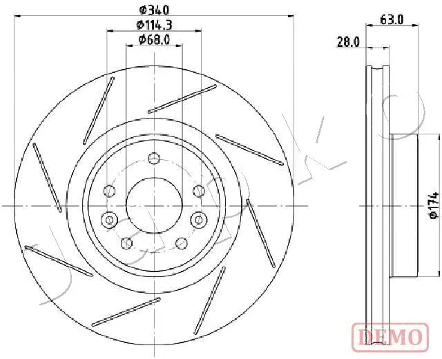 Brake Disc (600717C)