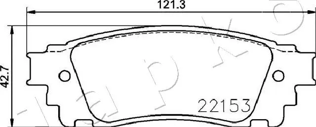 Brake Pad Set, disc brake (51417)