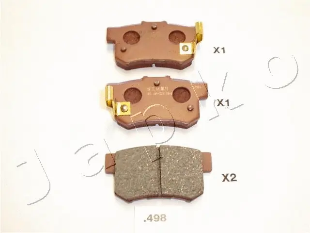 Brake Pad Set, disc brake (51498)