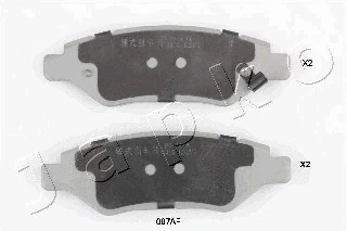 Brake Pad Set, disc brake (51007)