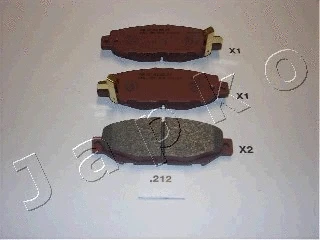 Brake Pad Set, disc brake (51212)