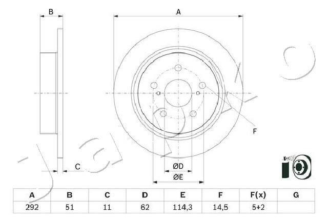 Brake Disc (61272C)