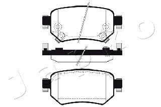 Brake Pad Set, disc brake (51319)