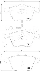 Brake Pad Set, disc brake