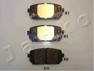 Brake Pad Set, disc brake (51K10)