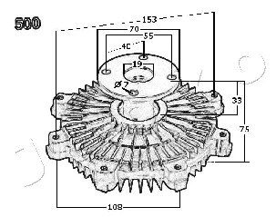 Clutch, radiator fan