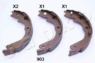Brake Shoe Set, parking brake (55903)