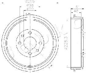 Brake Drum (560613)