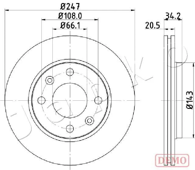 Brake Disc (600628C)