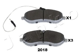 Brake Pad Set, disc brake (502018)