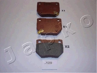 Brake Pad Set, disc brake (51129)