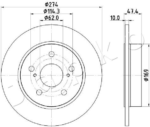 Brake Disc (61274C)