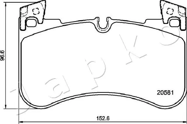 Brake Pad Set, disc brake (50L15)