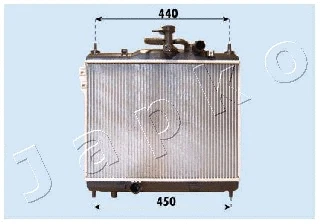 Radiator, engine cooling (RDA283093)