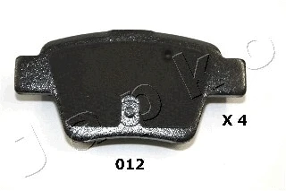 Brake Pad Set, disc brake (51012)
