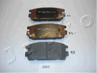 Brake Pad Set, disc brake (51H03)