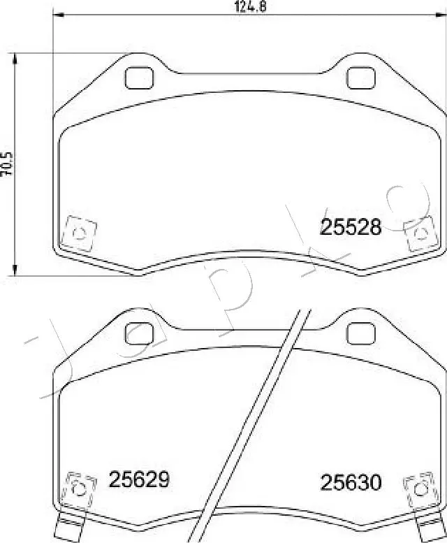 Brake Pad Set, disc brake (503004)