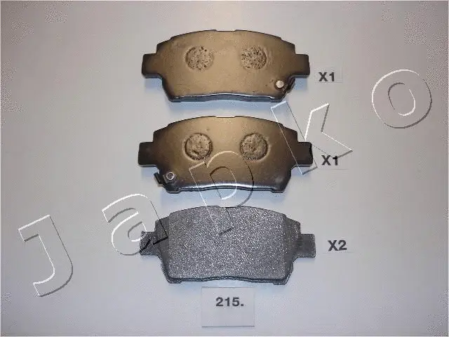 Brake Pad Set, disc brake (50215)
